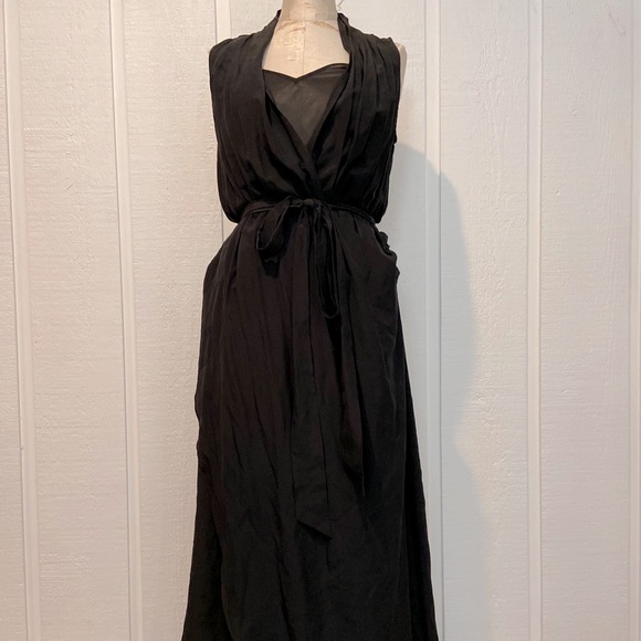 Rachel Zoe Black Silk Maxi Dress - Picture 1 of 6